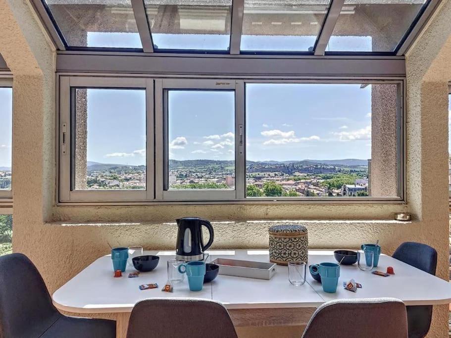 Апартаменти Le Panoramique - Sublime Vue Sur La Cite Каркассонн Екстер'єр фото